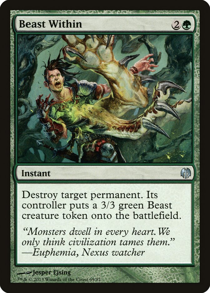Beast Within [Duel Decks: Heroes vs. Monsters] | Good Games Cannington