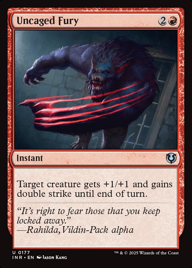 Uncaged Fury 177/287 (Innistrad Remastered)  - Foil | Good Games Cannington