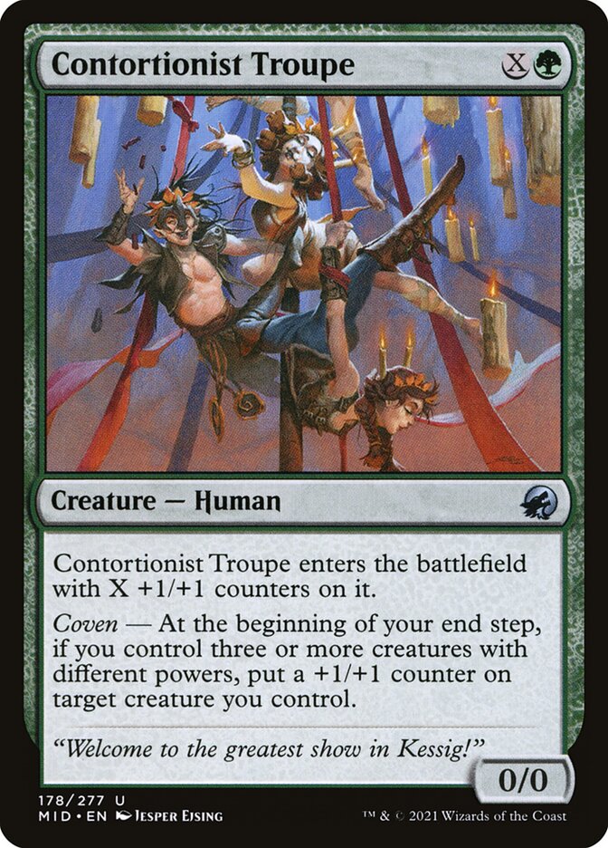 Contortionist Troupe 178/277 (Innistrad: Midnight Hunt)  | Good Games Cannington