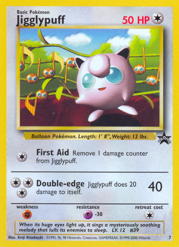 Jigglypuff (7) [Wizards of the Coast: Black Star Promos] | Good Games Cannington