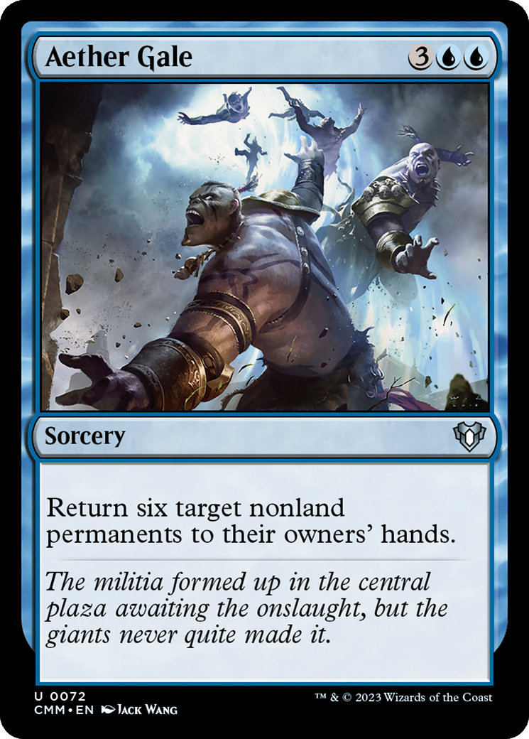 Aether Gale [Commander Masters] | Good Games Cannington