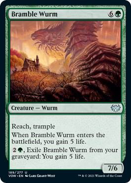 Bramble Wurm 189 (Innistrad: Crimson Vow)  | Good Games Cannington