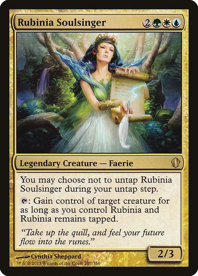 Rubinia Soulsinger 207/356 (Commander 2013)  | Good Games Cannington