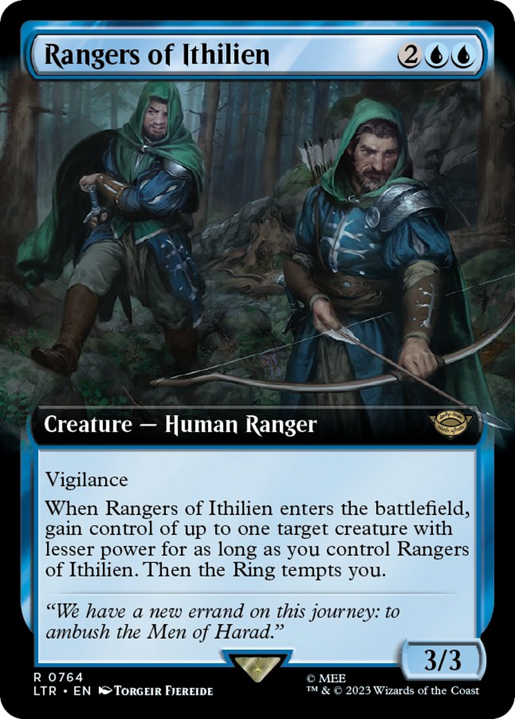 Rangers of Ithilien (Extended Art) (Surge Foil) [The Lord of the Rings: Tales of Middle-Earth] | Good Games Cannington