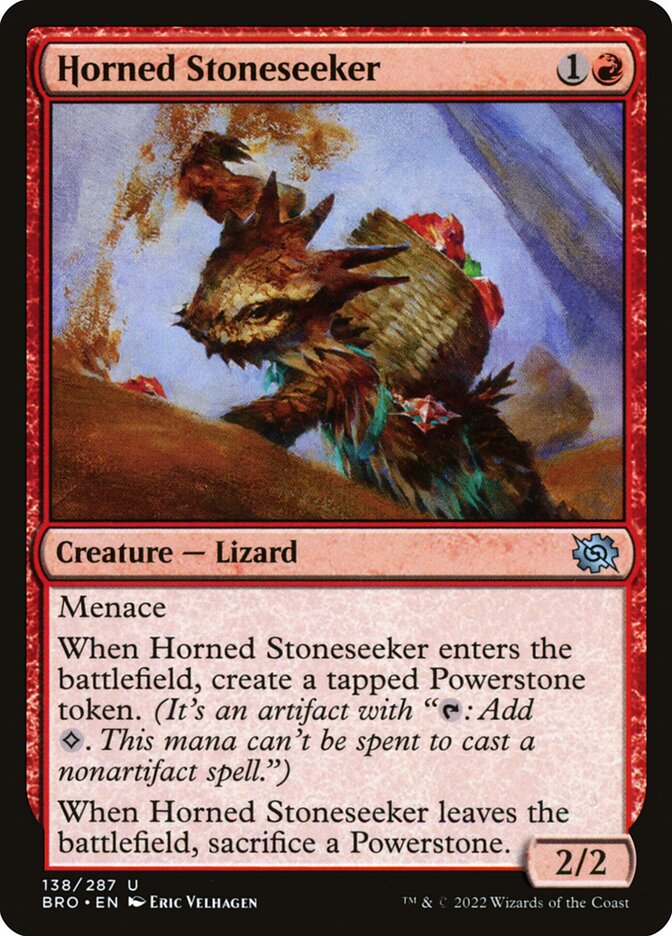 Horned Stoneseeker 138/287 (The Brothers' War)  | Good Games Cannington
