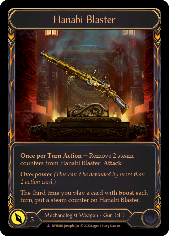 Hanabi Blaster (Marvel) [DYN088] (Dynasty)  Cold Foil | Good Games Cannington