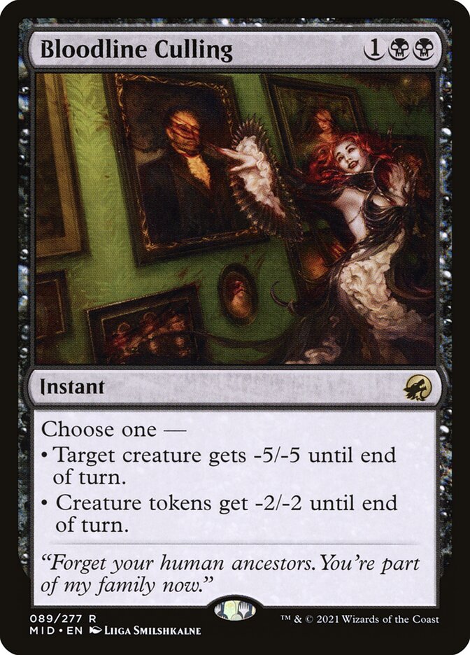 Bloodline Culling 89/277 (Innistrad: Midnight Hunt)  | Good Games Cannington