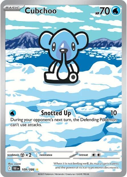 Cubchoo 109/086 (SV: Black Bolt)  - Holofoil | Good Games Cannington