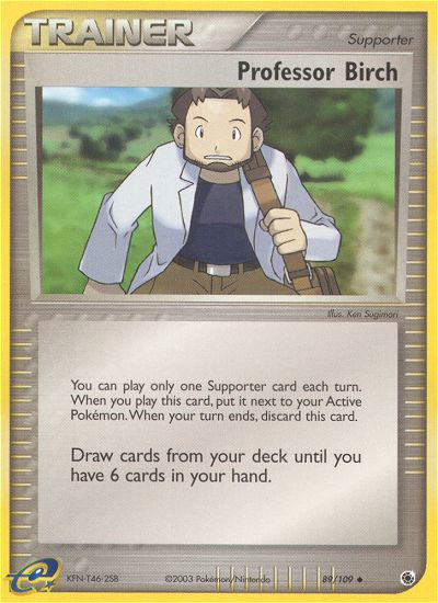 Professor Birch (89/109) [EX: Ruby & Sapphire] | Good Games Cannington