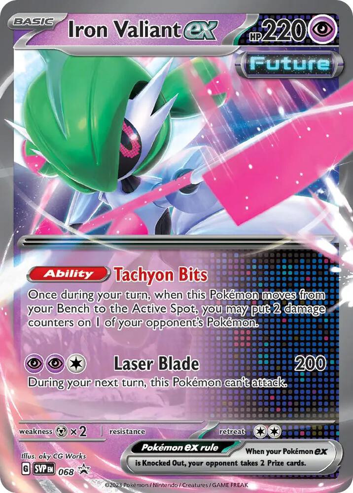 Iron Valiant ex 068 (SV: Scarlet & Violet Promo Cards)  - Holofoil | Good Games Cannington