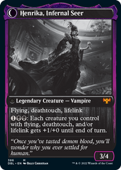 Henrika Domnathi // Henrika, Infernal Seer [Innistrad: Double Feature] | Good Games Cannington