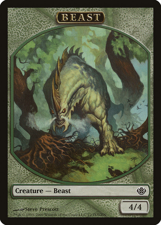 Beast Token (T2) [Duel Decks: Garruk vs. Liliana Tokens] | Good Games Cannington