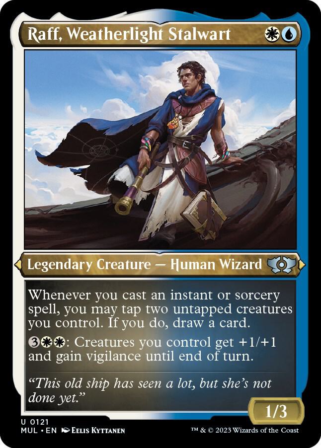 Raff, Weatherlight Stalwart 121/65 (March of the Machine: Multiverse Legends)  - Etched Foil | Good Games Cannington