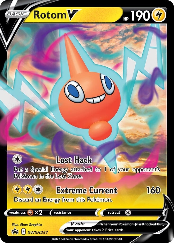 Rotom V (SWSH257) [Sword & Shield: Black Star Promos] | Good Games Cannington