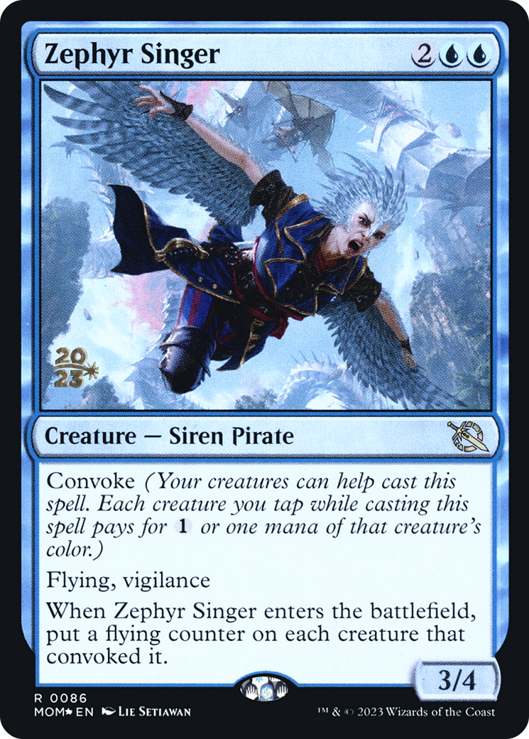 Zephyr Singer [March of the Machine Prerelease Promos] | Good Games Cannington