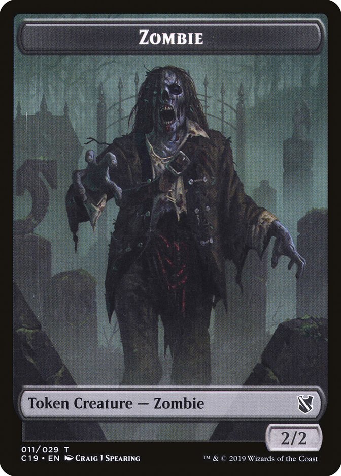 Zombie Token (011/029) [Commander 2019 Tokens] | Good Games Cannington