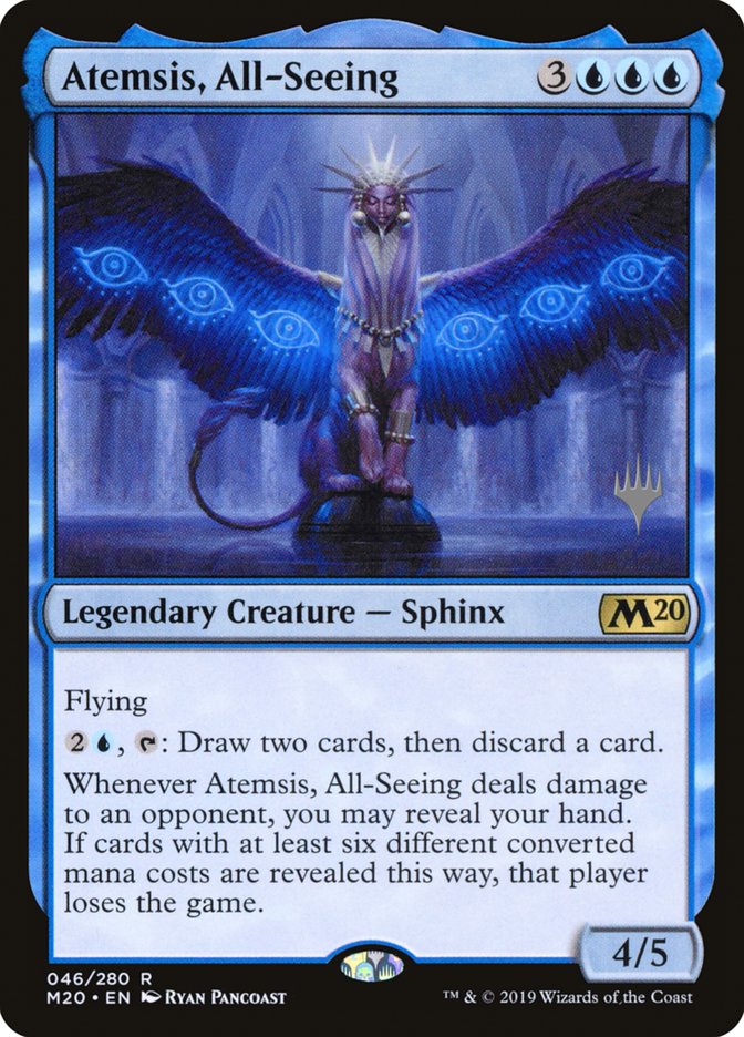 Atemsis, All-Seeing (Promo Pack) [Core Set 2020 Promos] | Good Games Cannington