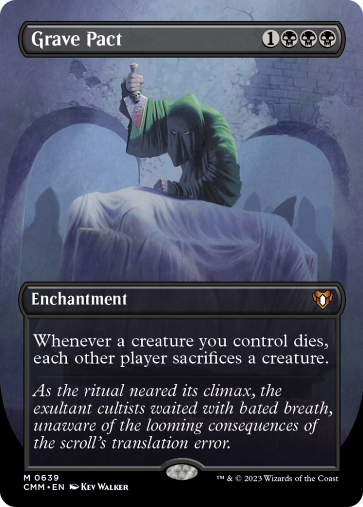 Grave Pact (Borderless Alternate Art) [Commander Masters] | Good Games Cannington