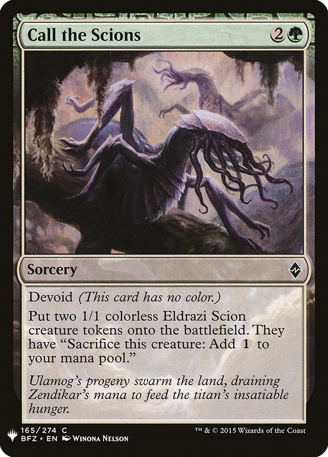 Call the Scions [Mystery Booster] | Good Games Cannington