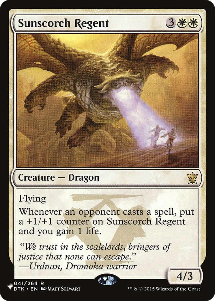 Sunscorch Regent [The List] | Good Games Cannington