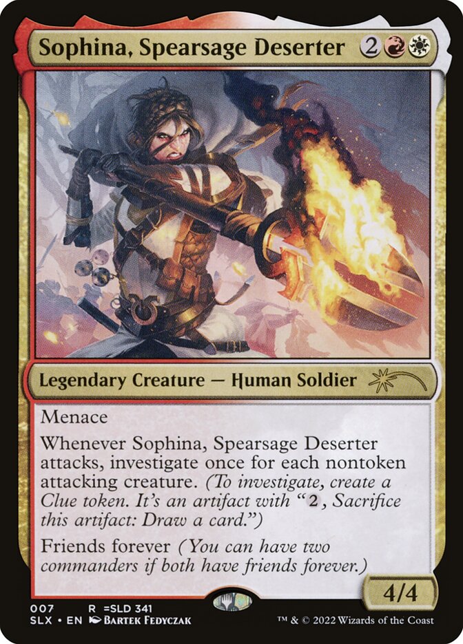 Sophina, Spearsage Deserter 7/32 (SLX Cards)  | Good Games Cannington
