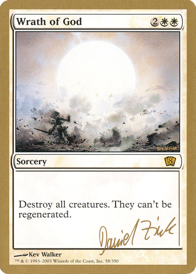 Wrath of God (Daniel Zink) [World Championship Decks 2003] | Good Games Cannington