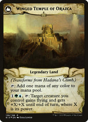 Hadana's Climb // Winged Temple of Orazca [Rivals of Ixalan Prerelease Promos] | Good Games Cannington