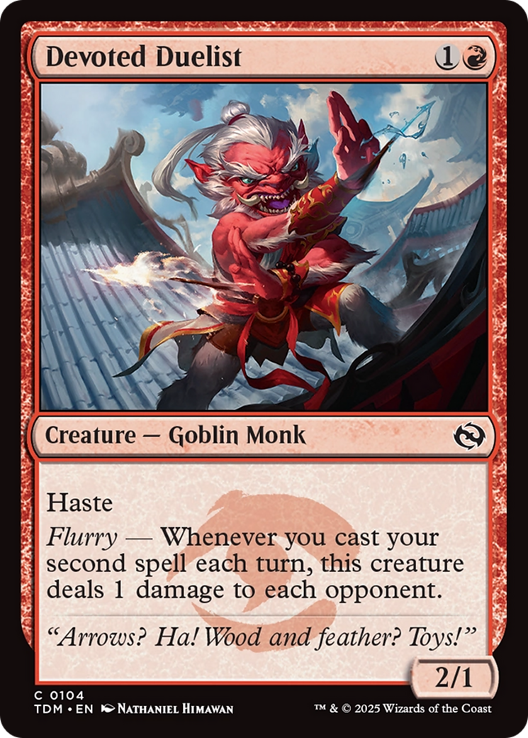 Devoted Duelist [Tarkir: Dragonstorm] | Good Games Cannington
