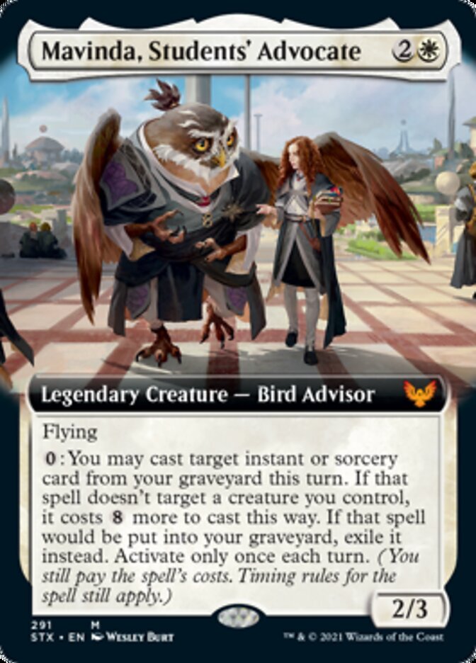 Mavinda, Students' Advocate (Extended Art) [Strixhaven: School of Mages] | Good Games Cannington