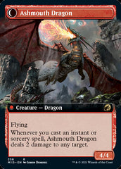 Smoldering Egg // Ashmouth Dragon (Extended Art) [Innistrad: Midnight Hunt] | Good Games Cannington