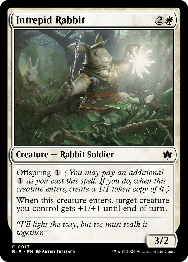 Intrepid Rabbit [Bloomburrow] | Good Games Cannington