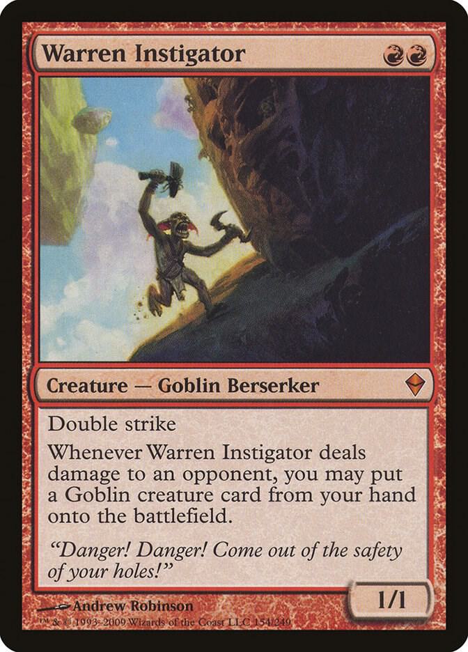 Warren Instigator 154 (Zendikar)  | Good Games Cannington