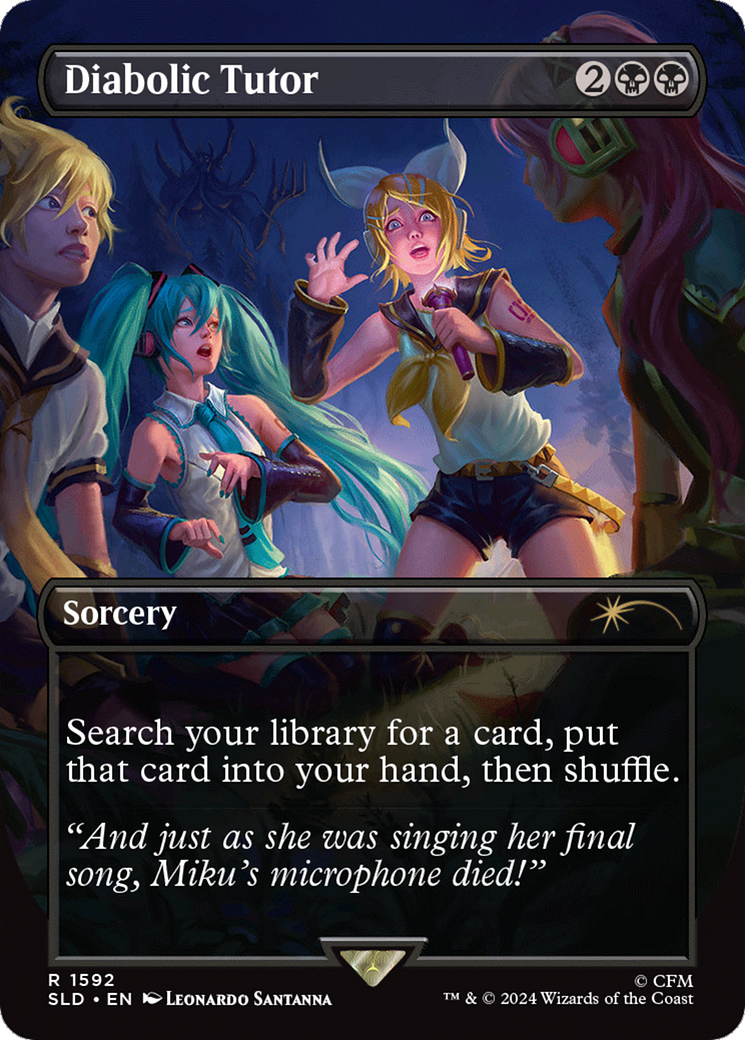 Diabolic Tutor (1592) (Rainbow Foil) [Secret Lair Drop Series] | Good Games Cannington