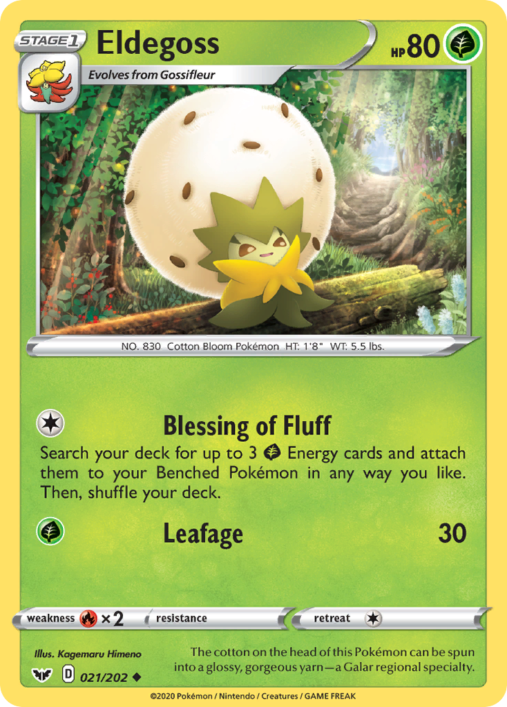 Eldegoss (021/202) [Sword & Shield: Base Set] | Good Games Cannington