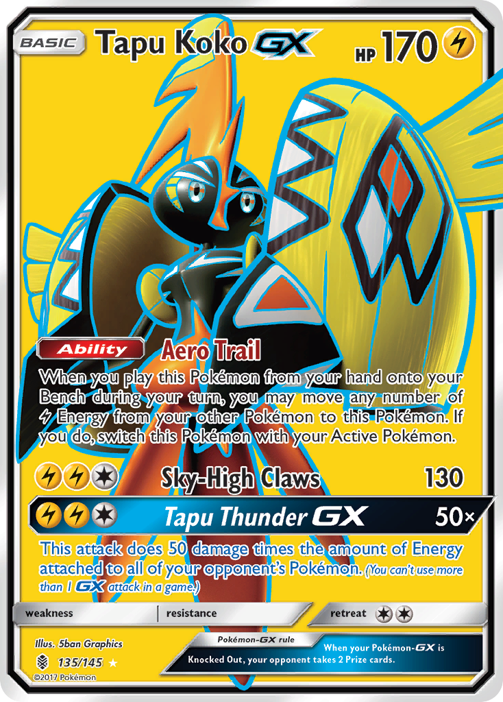 Tapu Koko GX (135/145) [Sun & Moon: Guardians Rising] | Good Games Cannington