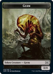 Germ // Wolf Double-Sided Token [Double Masters Tokens] | Good Games Cannington