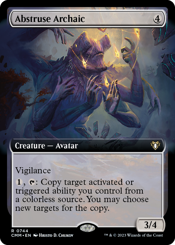 Abstruse Archaic (Extended Art) [Commander Masters] | Good Games Cannington