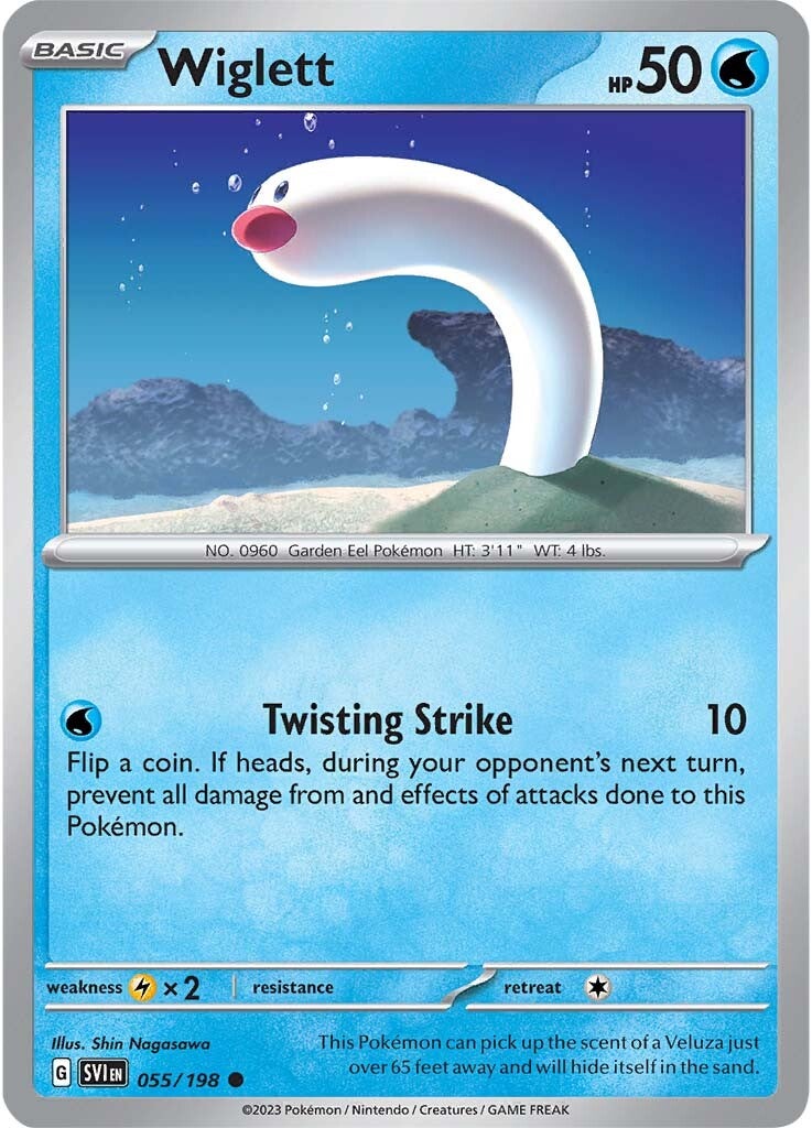 Wiglett (055/198) [Scarlet & Violet: Base Set] | Good Games Cannington