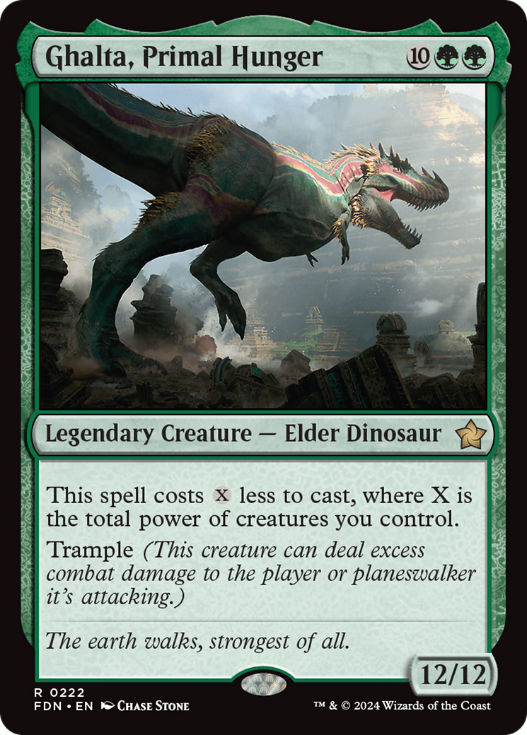Ghalta, Primal Hunger [Foundations] | Good Games Cannington
