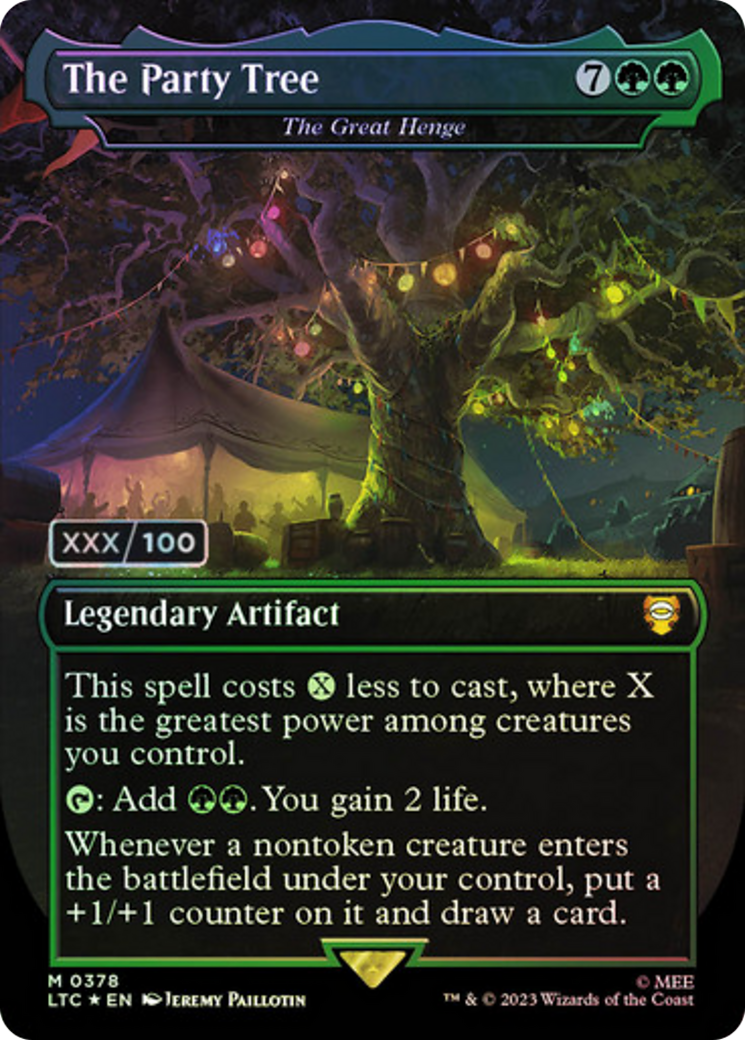 The Party Tree - The Great Henge (Serialized) [The Lord of the Rings: Tales of Middle-Earth Commander] | Good Games Cannington
