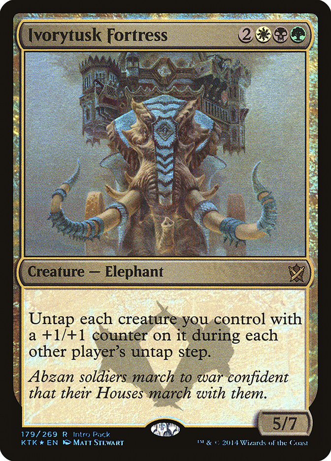 Ivorytusk Fortress (Intro Pack) [Khans of Tarkir Promos] | Good Games Cannington