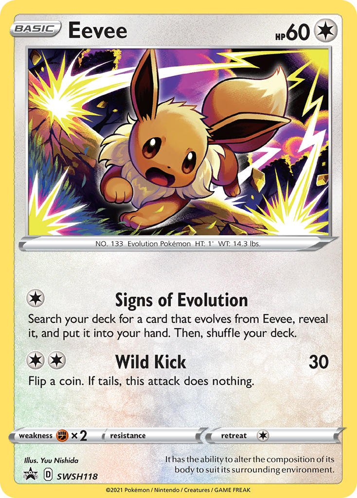 Eevee (SWSH118) [Sword & Shield: Black Star Promos] | Good Games Cannington