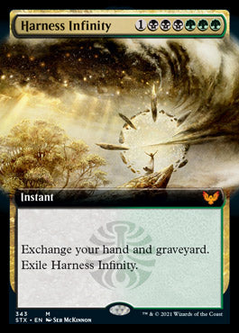 Harness Infinity (Extended Art) [Strixhaven: School of Mages] | Good Games Cannington