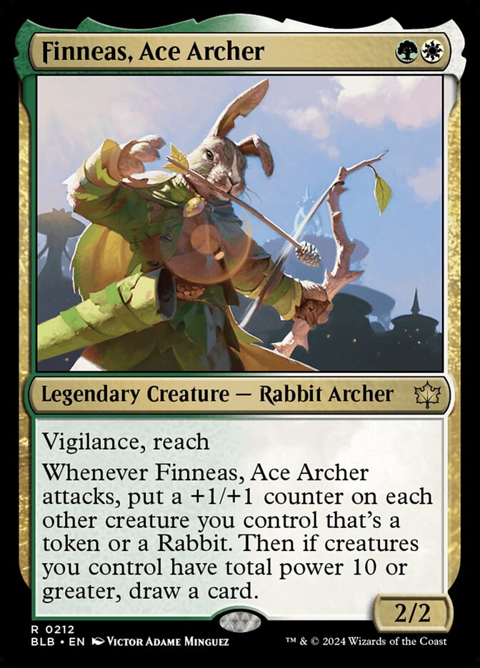 Finneas, Ace Archer 212 (Bloomburrow)  - Foil | Good Games Cannington