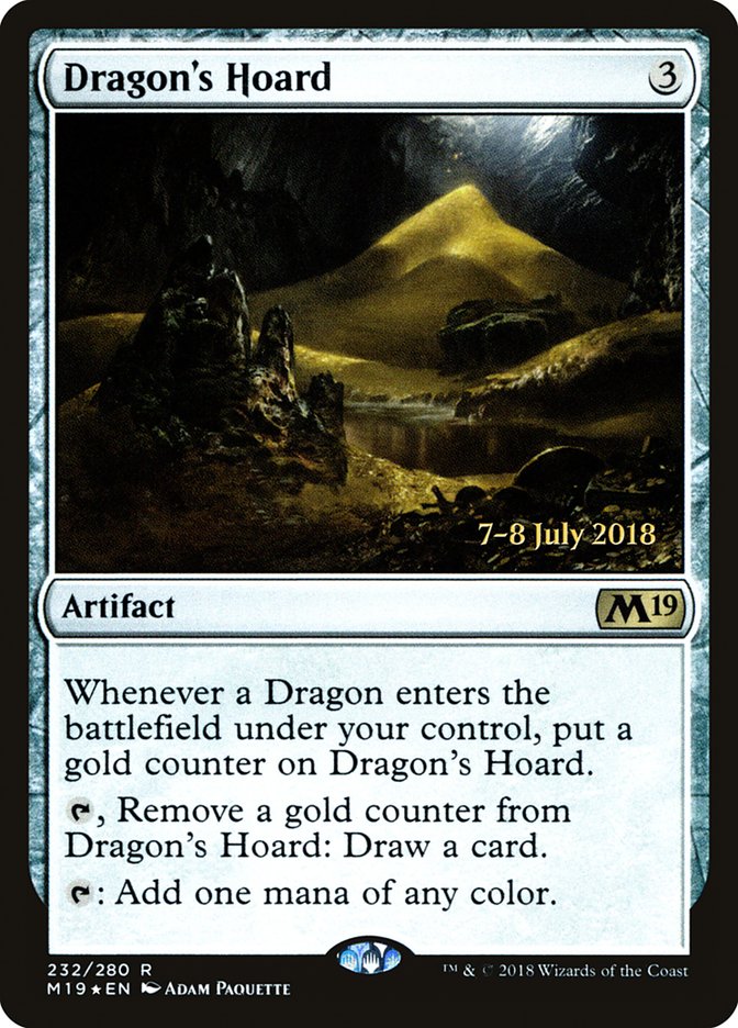 Dragon's Hoard [Core Set 2019 Prerelease Promos] | Good Games Cannington