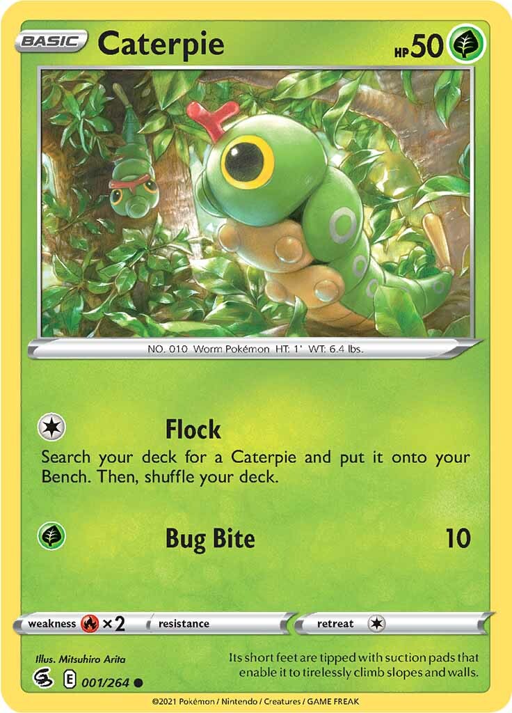 Caterpie (001/264) [Sword & Shield: Fusion Strike] | Good Games Cannington