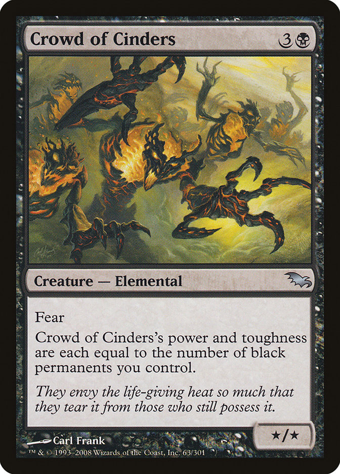 Crowd of Cinders 63/301 (Shadowmoor)  | Good Games Cannington