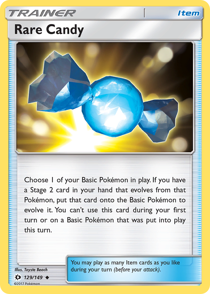Rare Candy (129/149) [Sun & Moon: Base Set] | Good Games Cannington