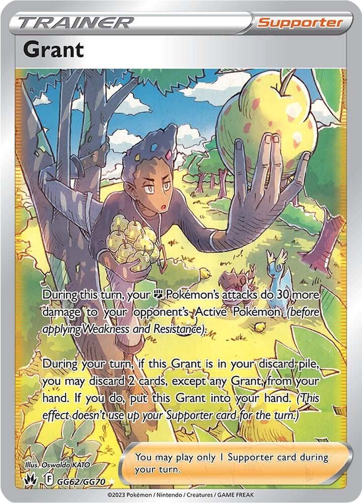 Grant GG62/GG70 (Crown Zenith: Galarian Gallery)  - Holofoil | Good Games Cannington