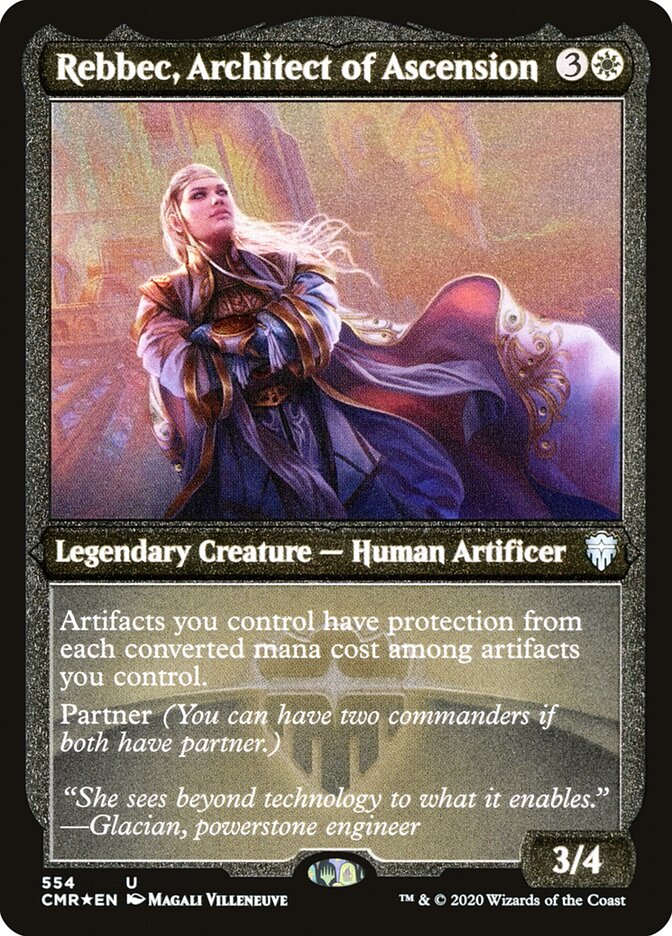 Rebbec, Architect of Ascension (Etched) [Commander Legends] | Good Games Cannington